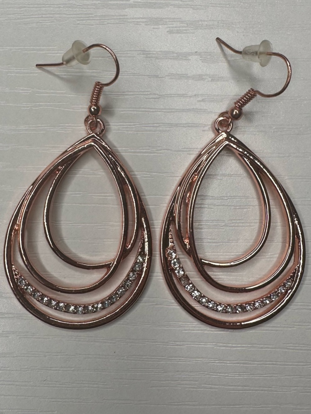 🛍️BUNDLE DEAL🛍️ - ‘Start Each Day with Sparkle’ Rose Gold Dangle Earrings